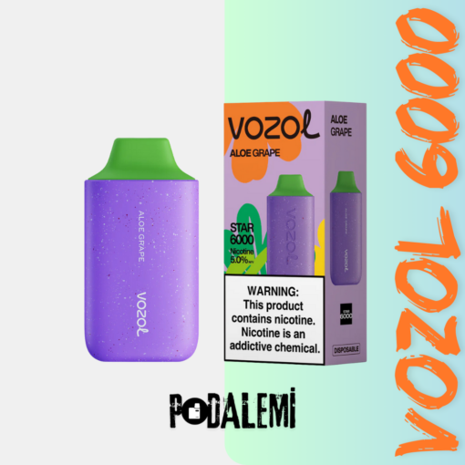 Vozol star 6000 puff aloa grape - vozol 6000 podalemi.com