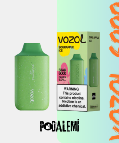 Vozol star 6000 puff sour apple ıce - vozol 6000 podalemi.com