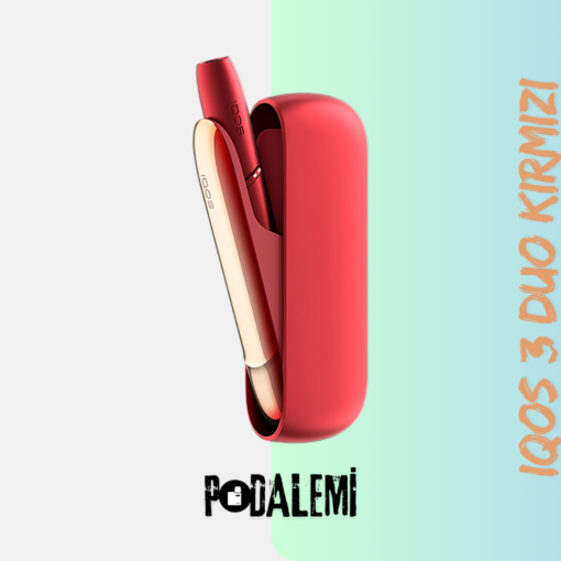 iQOS-3-Duo-kırmızı-podalemi